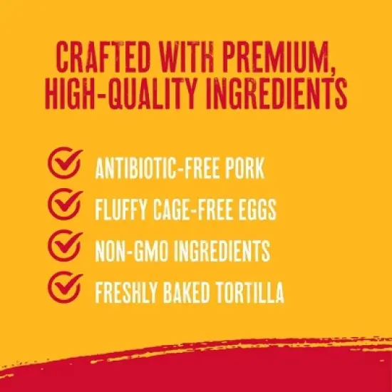 Red's Frozen Meat Lovers Breakfast Burrito - 5oz image {4}