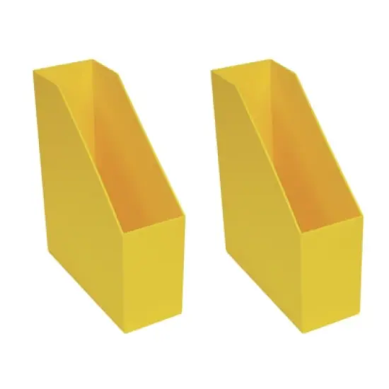 Romanoff Magazine File, Yellow, Pack of 2 image {1}