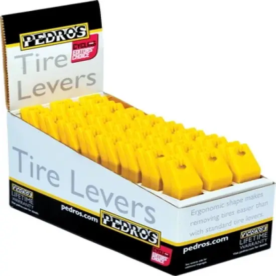 Pedro's Tire Levers 24x2 Pack Tire Lever Counter Display, Yellow image {1}