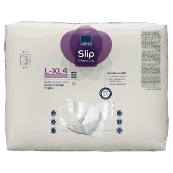 Abena Slip Flexi Fit Adult Incontinence Brief XL Heavy Absorbency Breathable, 1000021167, 18 Ct image {4}