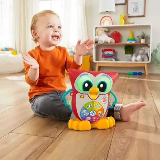 Fisher-Price Linkimals Light Up & Learn Owl Interactive Musical Learning Toy image {1}
