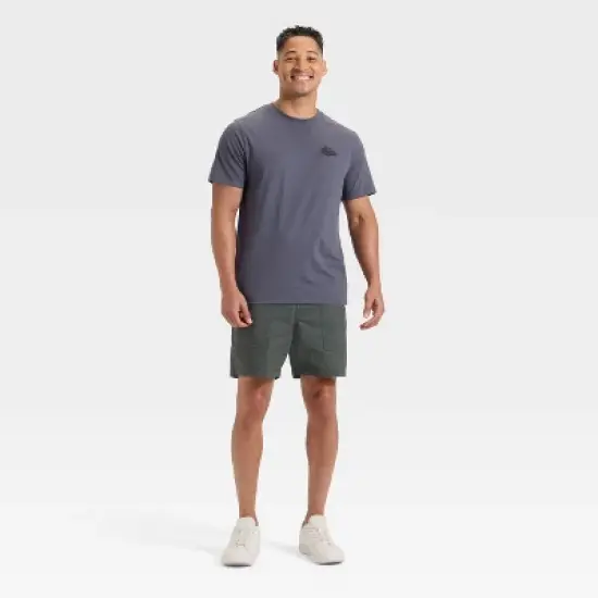 Men's Salem Speedway Graphic T-Shirt - Goodfellow & Co&trade; Dark Blue image {2}