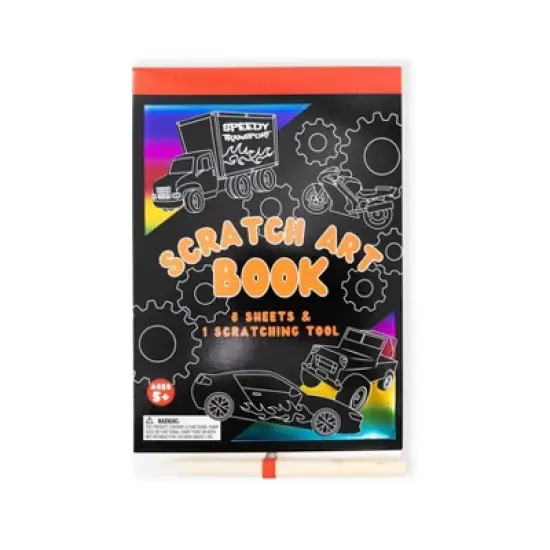 Scratch Art Book Vehicles Craft Activity Kit - Bullseye's Playground&trade; image {3}