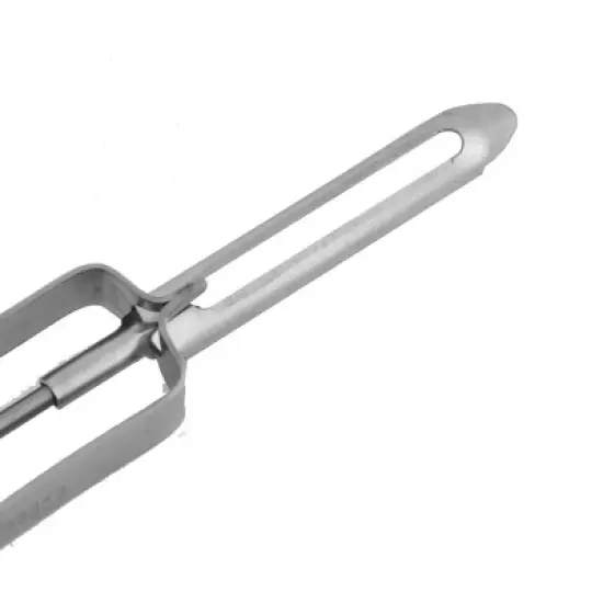 Unique Bargains Home Kitchen Compact Size Light Weight Peelers 6" x 1.2" x 0.4" Silver Tone 1 Pc image {1}