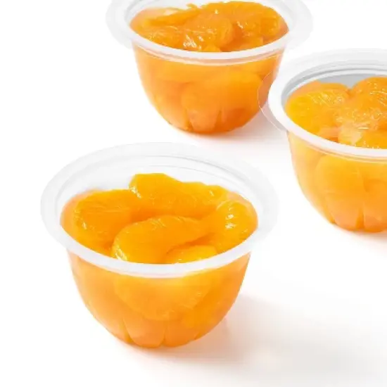 No Sugar Added Mandarin Oranges Fruit Cups - 16oz/4ct - Market Pantry&trade; image {2}