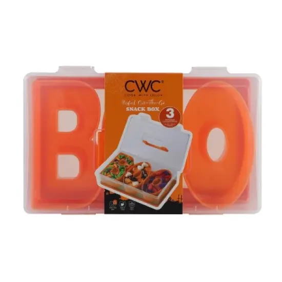Cook With Color BOO Halloween Snackle Box Food Storage Container image {3}
