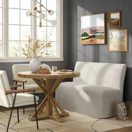 Replacement Slipcover Only for 57" Jean Dining Banquette - Threshold&trade; image {9}