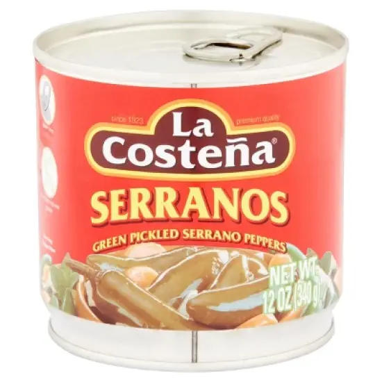 La Costena Serranos - 12 pack, 12 oz image {1}