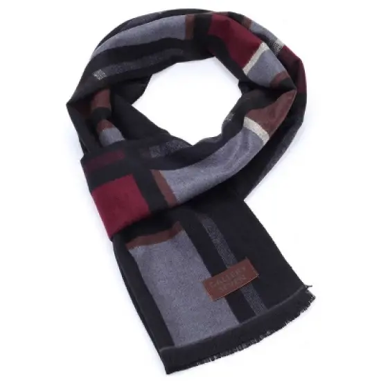Men's Elegant Winter Scarf Cashmere Feel. image {9}