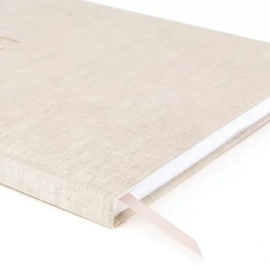 Sugar Paper Essentials 2024 Planner 10.125"x8.125" Weekly/Monthly Flax Cream Fabric image {3}