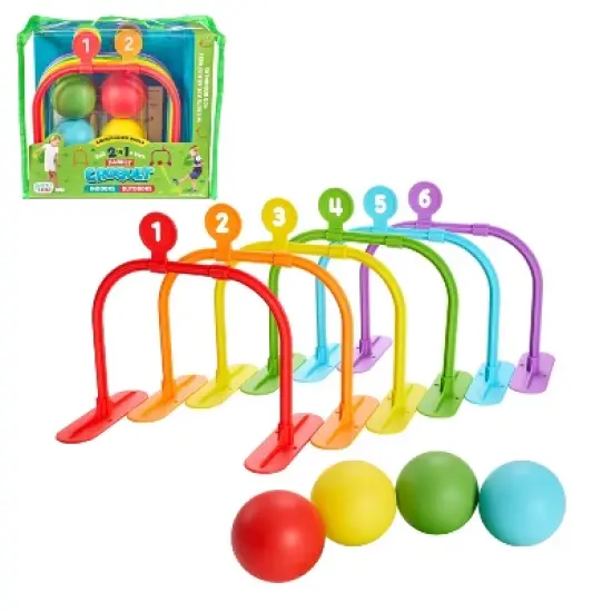 Chuckle & Roar 2 in 1 Kick and Roll Family Croquet image {9}