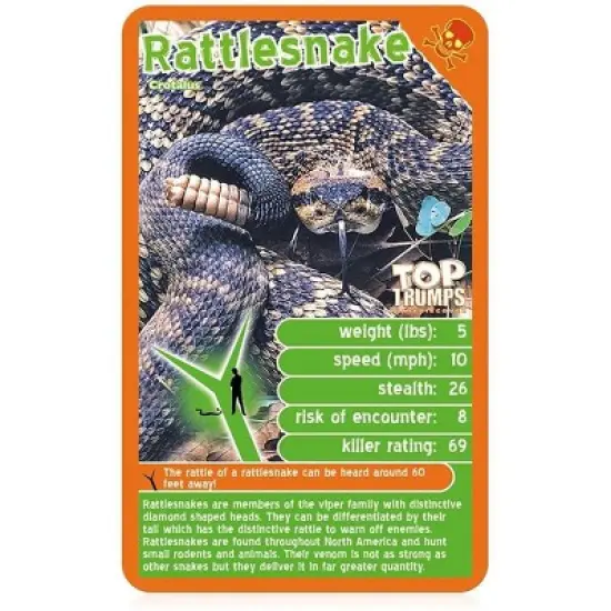 Top Trumps Deadliest Predators Card Game image {3}