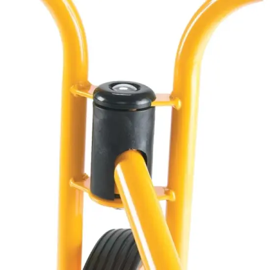 Children's Factory MyRider Maxi Power-Coated Steel Kids Tricycle Ride with Vario Seat, Solid Tires, and Handlebars for Little Riders, Yellow image {1}