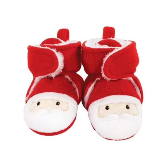 Hudson Baby Unisex Baby Trapper Hat, Mitten and Bootie Set, Santa image {3}