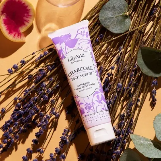 LilyAna Naturals Charcoal Face Exfoliant - 3oz image {8}
