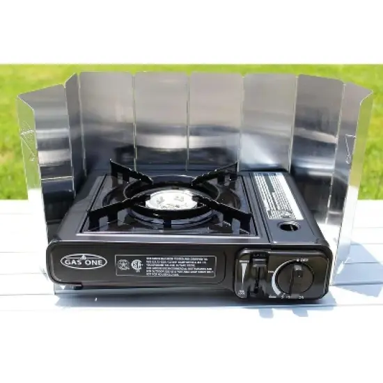 GasOne Aluminum 10 Plates Windscreen For Use with GasOne Stove and Other Backpacking Stoves, Camping Stoves, Butane Stoves, Alcohol Stoves image {3}