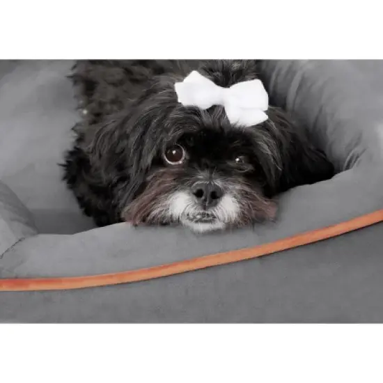 TailZzz Wyatt Wooden Pet Bed with Mattress Elevated Pet Bed  Wooden Pet Bed with Storage  Greenguard Gold Certified Wooden Pet Bed image {5}