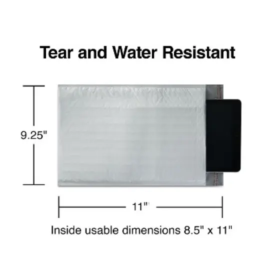 Sealed Air Jiffy TuffGard Self-Seal Cushioned Mailer #2 8 1/2 x 12 White 25/Carton 37713 image {1}