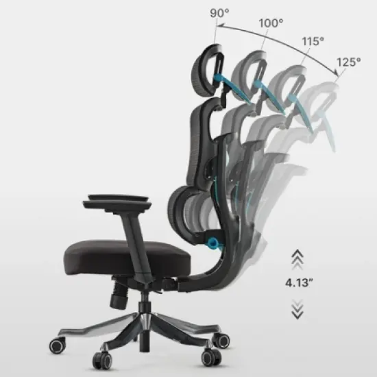 EUREKA ERGONOMIC Axion, Ergonomic Gaming Chair image {9}