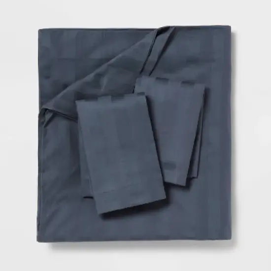 3pc Luxe Striped Damask Duvet Cover and Sham Set - Threshold&trade; image {1}