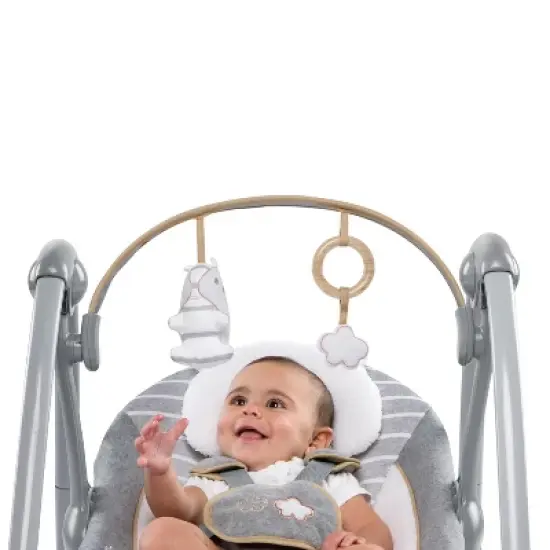 Ingenuity Boutique Collection Deluxe Swing 'n Go Portable Baby Swing - Bella Teddy image {12}
