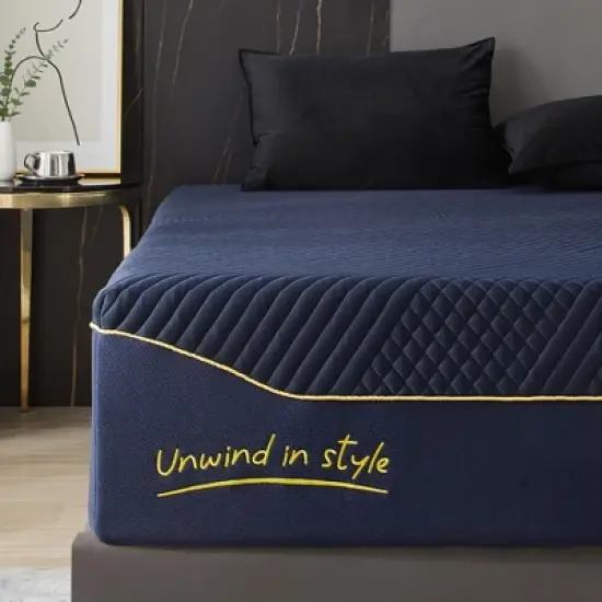 CSBDHOME 12 Inch Memory Foam Mattress Bed in A Box, Medium Firm with Removable Washable Cover image {4}