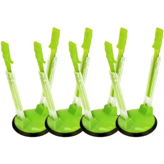 Jokari Original Adjustable Baggy Rack Stand Holds Plastic Food Storage and Freezer Bags Open image {2}