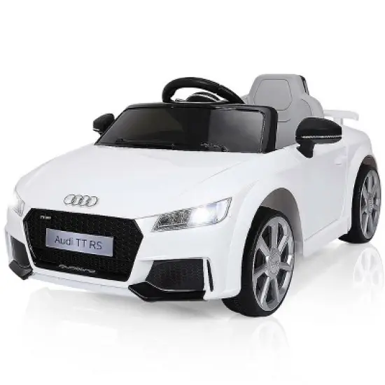 Costway 12V Audi TT RS Electric Kids Ride On Car Licensed Remote Control MP3 image {10}