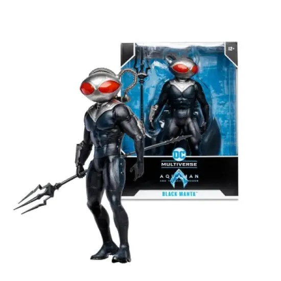 McFarlane Toys Aquaman Movie Black Manta 12" Posed Figure image {8}