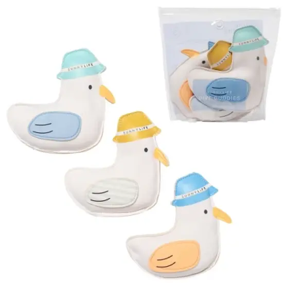 Sunnylife Dive Buddies - Sid The Seagull 3pk, Pool Toys with Colored Hats image {6}