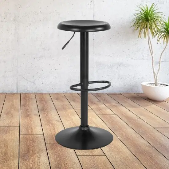 Emma and Oliver Adjustable Height Retro Barstool image {1}