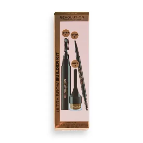 Makeup Revolution Ultra Brow Builder Kit - 0.017oz image {3}