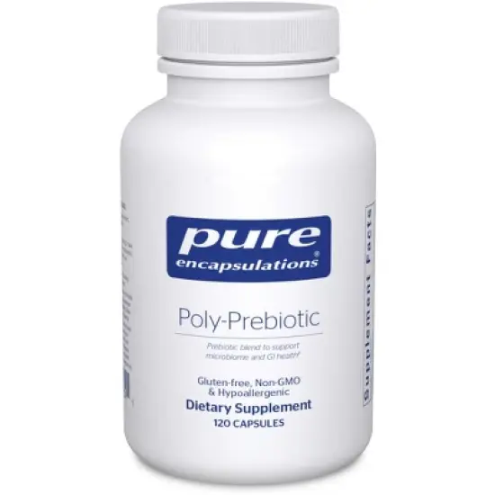 Pure Encapsulations Poly-Prebiotic - Prebiotic Blend to Support the Microbiome and GI Health - 120 Capsules* image {9}