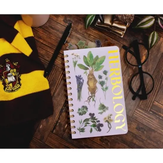 Silver Buffalo Harry Potter Hogwarts Herbology 75-Page Spiral Notebook | 8 x 5 Inches image {2}