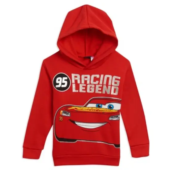 Disney Pixar Cars Lightning McQueen Fleece Pullover Hoodie and Pants Outfit Set Toddler image {2}