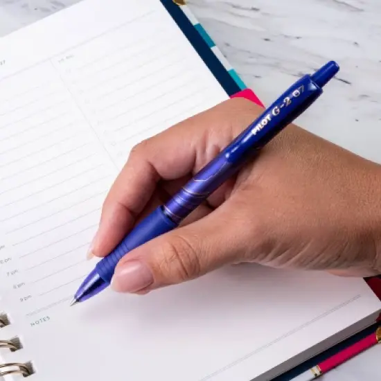 Pilot 5pk G2 Mineral Art Collection Gel Pens Fine Point 0.7mm Multicolored Inks image {2}