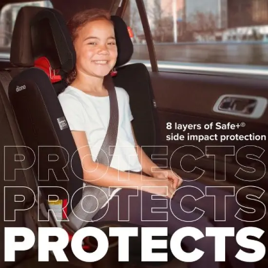 Diono Monterey 5iST FixSafe Rigid Latch High Back Booster Car Seat image {7}