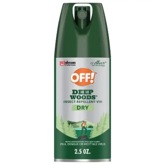 OFF! Deep Woods Mosquito Repellent Bug Spray Travel Size - 2.5oz image {13}
