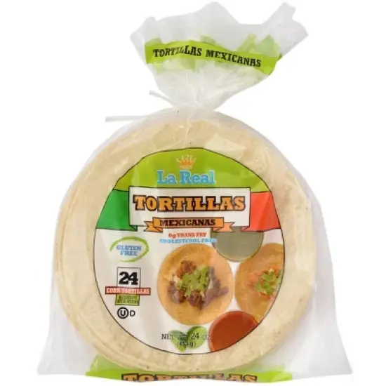 La Real Yellow Mexican Tortilla - 12 pack, 24 oz image {1}