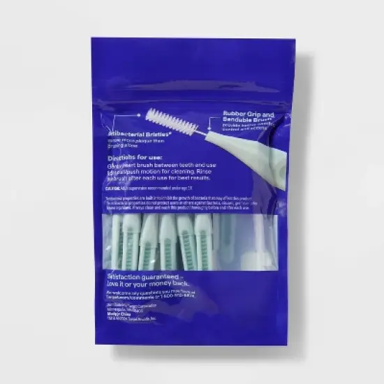 Between Teeth Interdental Brushes - Mint - Trial Size - up&up&trade; image {2}