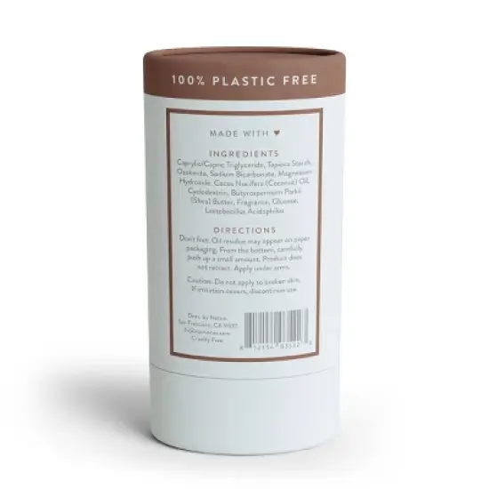Native Plastic Free Coconut and Vanilla Deodorant - 2.65oz image {1}