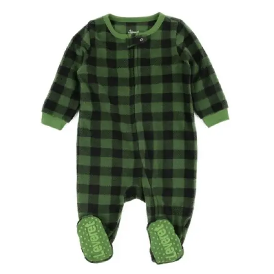 Leveret Footed Sleeper Fleece Christmas Pajamas image {6}