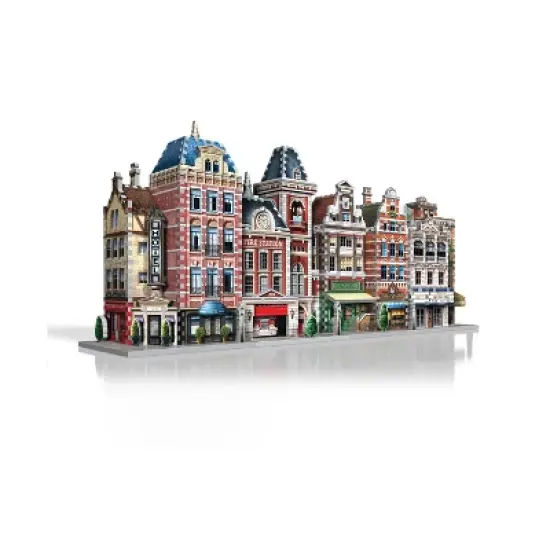 Urbania Collection - Hotel, Cinema, Cafe & Fire Station 4pk 3D Puzzles 1165pc image {15}