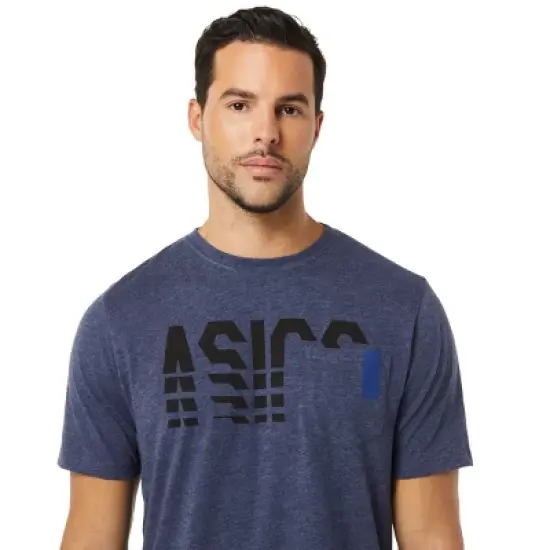ASICS Men&rsquo;s SHORT SLEEVE STRIPED POCKET TEE Apparel 2031D358 image {3}