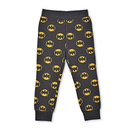 Warner Bros Boy's 2-Pack Retro Batman Graphic Pullover Hoodie and Jogger Pant Set for toddler image {1}