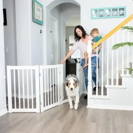 Primetime Petz Connect-a-Gate-Universal Wall Mount Kit for Wooden Pet Gates Secure Boundaries and Peace of Mind,Freedom for Your Furry Friends image {9}