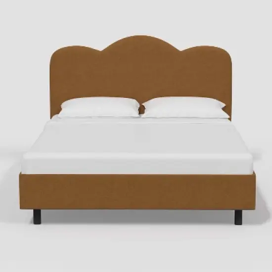 Lizzie Platform Bed in Textured Linen - Threshold&trade; image {1}