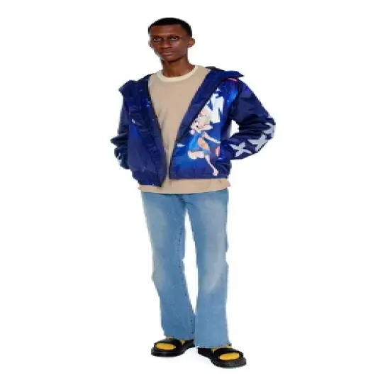 Members Only Men's Spacejam Galaxy Midweight Jacket image {4}