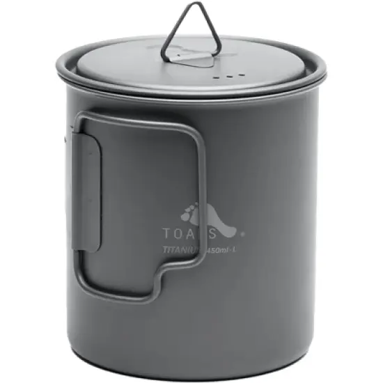 TOAKS 450ml Ultralight Titanium Cup with Lid image {1}