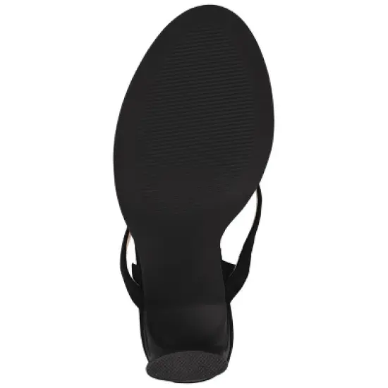 Journee Collection Womens Adalee Ankle Wrap Stacked Heel Sandals image {4}